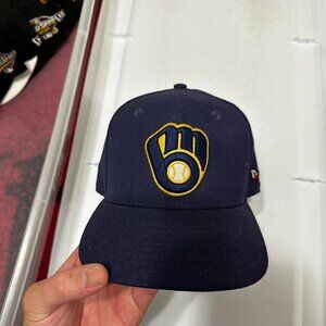 New Era Men's Navy and Blue Hat